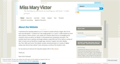 Desktop Screenshot of maryvictor.com