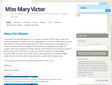 Tablet Screenshot of maryvictor.com